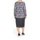 MARINA RINALDI DITSY PRINT SWEATER