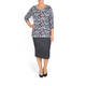 MARINA RINALDI DITSY PRINT SWEATER
