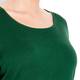 MARINA RINALDI forest green silk & cashmere SWEATER