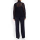 MARINA RINALDI SHEER RIBBED TOP