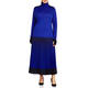 Marina Rinaldi Polo Neck Cobalt and Black