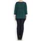 MARINA RINALDI LIGHT WEIGHT COLOUR BLOCK SWEATER