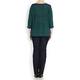 MARINA RINALDI LIGHT WEIGHT COLOUR BLOCK SWEATER