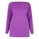 Marina Rinaldi textured rib detail wisteria sweater