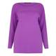 Marina Rinaldi textured rib detail wisteria sweater