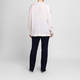 Marina Rinaldi Wool Silk and Cashmere Blend Floral Sweater