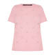 Marina Rinaldi Jewel Embellished T-Shirt Pink