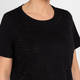 Marina Rinaldi Rhinestone Embellished T-Shirt Black