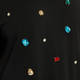 Marina Rinaldi Jewel Embellished Cotton T-Shirt Black