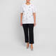 Marina Rinaldi Jewel Embellished T-Shirt White 