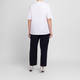 Marina Rinaldi Pure Cotton Embroidered T-Shirt White 