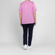 Marina Rinaldi Cotton Jersey T-Shirt Rose Pink 