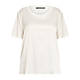 Marina Rinaldi Satin Front T-Shirt White 