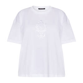 Marina Rinaldi Cotton T-Shirt White - Plus Size Collection