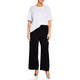 Marina Rinaldi Cropped Triacetate Trousers Black