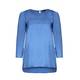 MARINA RINALDI BLUE SILK TOP