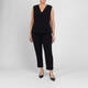 Marina Rinaldi Triacetate Cady Top Black Optional Sleeve