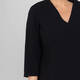 Marina Rinaldi Triacetate Cady Top Black Optional Sleeve