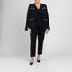 Marina Rinaldi Triacetate Cady Top Black Optional Sleeve