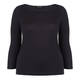 MARINA RINALDI BLACK JERSEY TOP