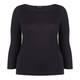 MARINA RINALDI BLACK JERSEY TOP