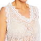 Marina Rinaldi Rebrodé Lace Top Cream 