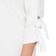 MARINA RINALDI STRETCH JERSEY TOP WITH EYELET TIE CUFF