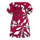 MARINA RINALDI COTTON STRETCH SEQUIN EMBELLISHED PRINT TOP
