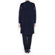 MARINA RINALDI navy lurex TWINSET