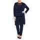 MARINA RINALDI navy lurex TWINSET