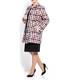 Marina Rinaldi jacquard print COAT