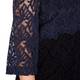 PERSONA BY MARINA RINALDI BLACK & NAVY LACE COAT 	