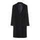 MARINA RINALDI CLASSIC BLACK brushed WOOL COAT