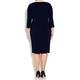 Marina Rinaldi navy crepe DRESS