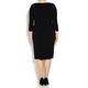 Marina Rinaldi black crepe DRESS