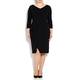 Marina Rinaldi black crepe DRESS