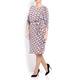 Marina Rinaldi silky jersey vibrant print DRESS