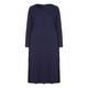 Marina Rinaldi fluid jersey crepe navy DRESS