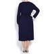 Marina Rinaldi fluid jersey crepe navy DRESS