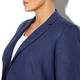 MARINA RINALDI French navy linen JACKET