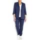 MARINA RINALDI French navy linen JACKET