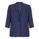 MARINA RINALDI French navy linen JACKET
