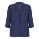 MARINA RINALDI French navy linen JACKET