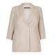 MARINA RINALDI STONE LINEN BLAZER