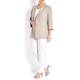 MARINA RINALDI STONE LINEN BLAZER