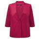 MARINA RINALDI CHERRY RED COTTON STRETCH JACKET