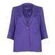 Marina Rinaldi violet tailored linen JACKET