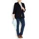 Marina Rinaldi navy tailored linen JACKET