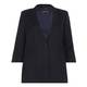 Marina Rinaldi navy tailored linen JACKET