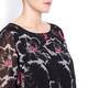 Marina Rinaldi foral print chiffon tunic